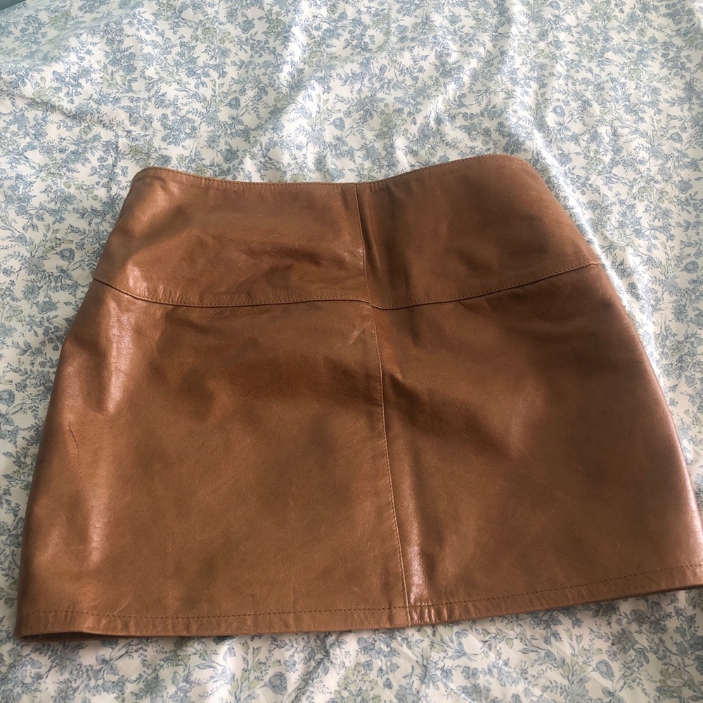 Gap 100% Leather Skirt - Picture 7 of 7
